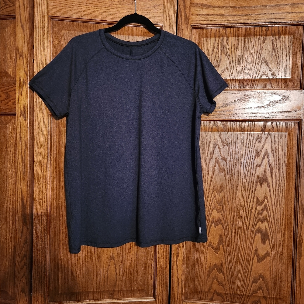 Eddie Bauer Womens Active Short Sleeve Tee Size L Gray